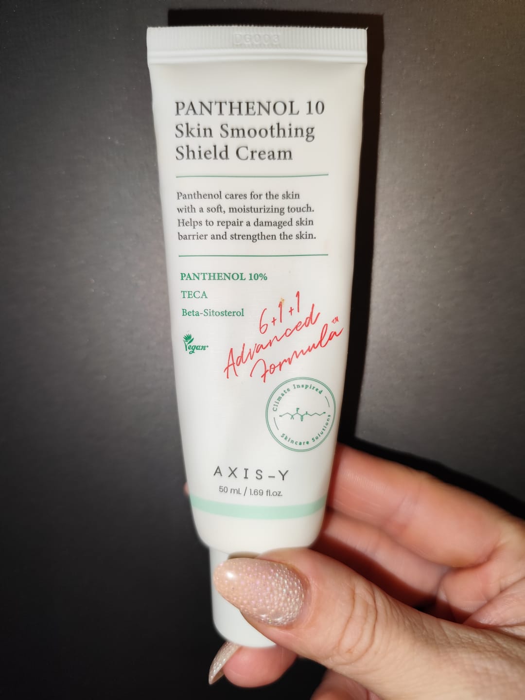Customer photo review of Atjaunojošs krēms sejai Axis-Y Panthenol 10 Skin Smoothing Shield Cream