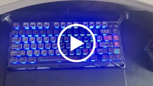 Customer video review of Gravastar Mercury K1 Pro 75% Wireless RGB Mechanical Gaming Keyboard Boy Gift