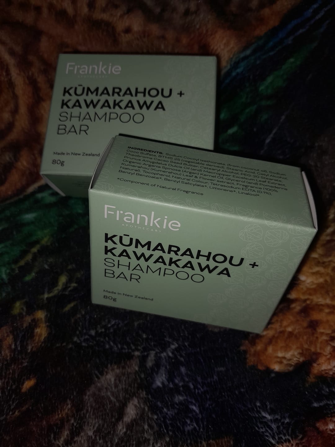 Customer photo review of Kūmarahou & Kawakawa Shampoo Bar