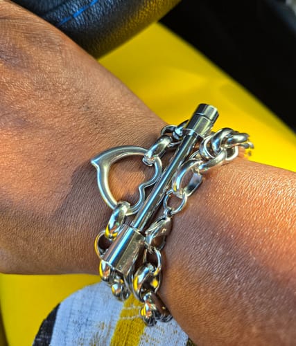 Customer photo review of Audra Bracelet Stack