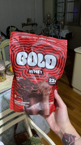 Customer photo review of BOLD WHEY CHOCOLATE AO LEITE (450g)