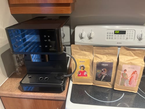 Customer photo review of 3 Bag Tasting Pack - Fruity/Balanced/Strong - 3 x 500g - Local coffee beans