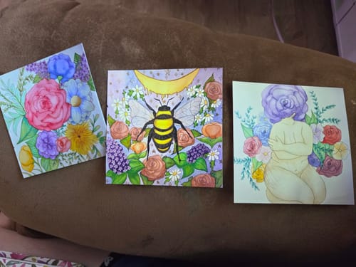 Customer photo review of 5x5 Giclee Fine Art Prints