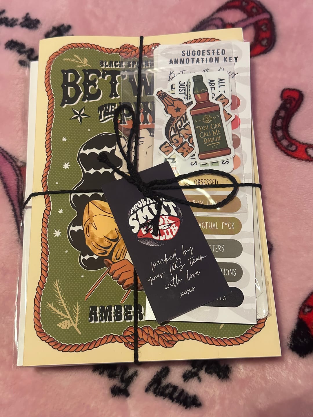 Customer photo review of probably smut book club subscription