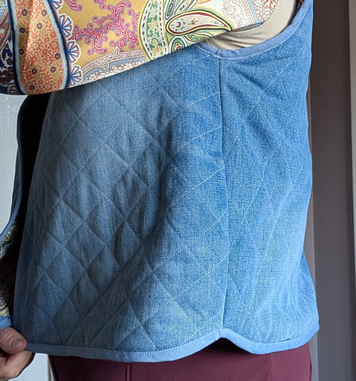 Customer photo review of Denim Bias Binding Tape - 5 metres