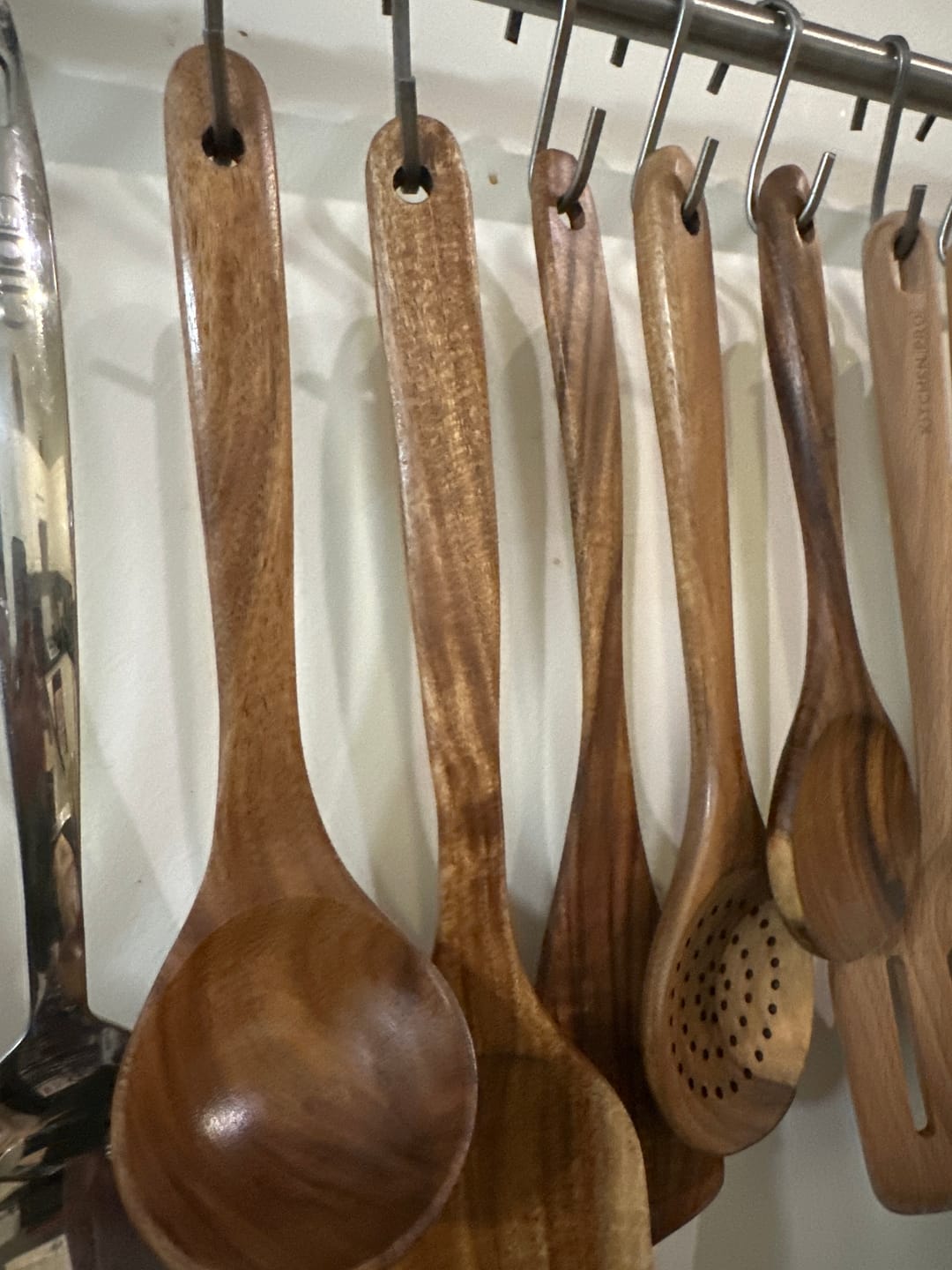 Customer photo review of Wooden Teak Utensils Set - 50% OFF SALE