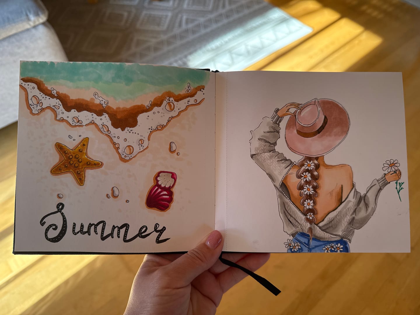 Customer photo review of Ohuhu Marker Pads Art Sketchbooks for Markers