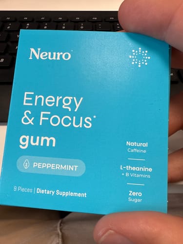 Customer photo review of Energy & Focus Gum