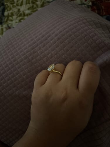 Customer photo review of WIFEY RING - Fine Silver