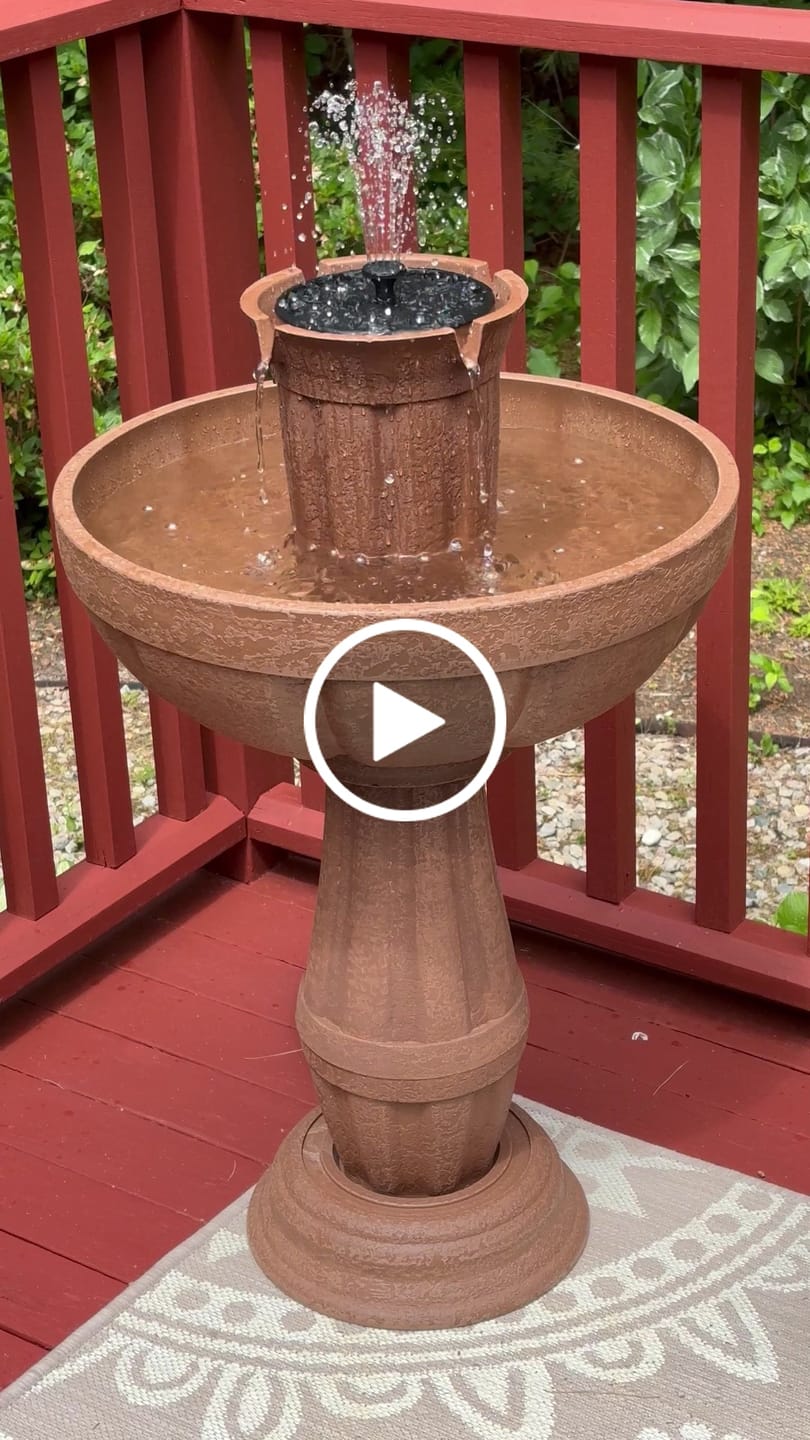 Customer video review of Bari 5-In-1 Cordless Fluted Fountain