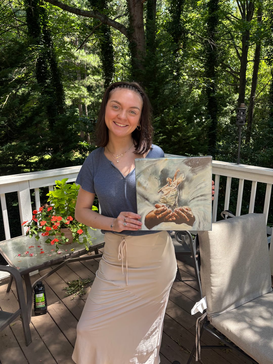 Customer photo review of Endless Dance in the Father’s Hands - Blonde Version