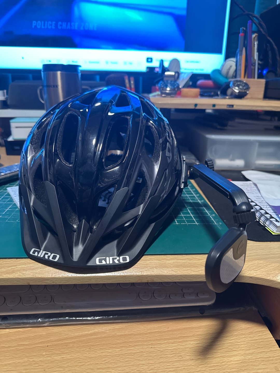 Customer photo review of Helmet Mirror