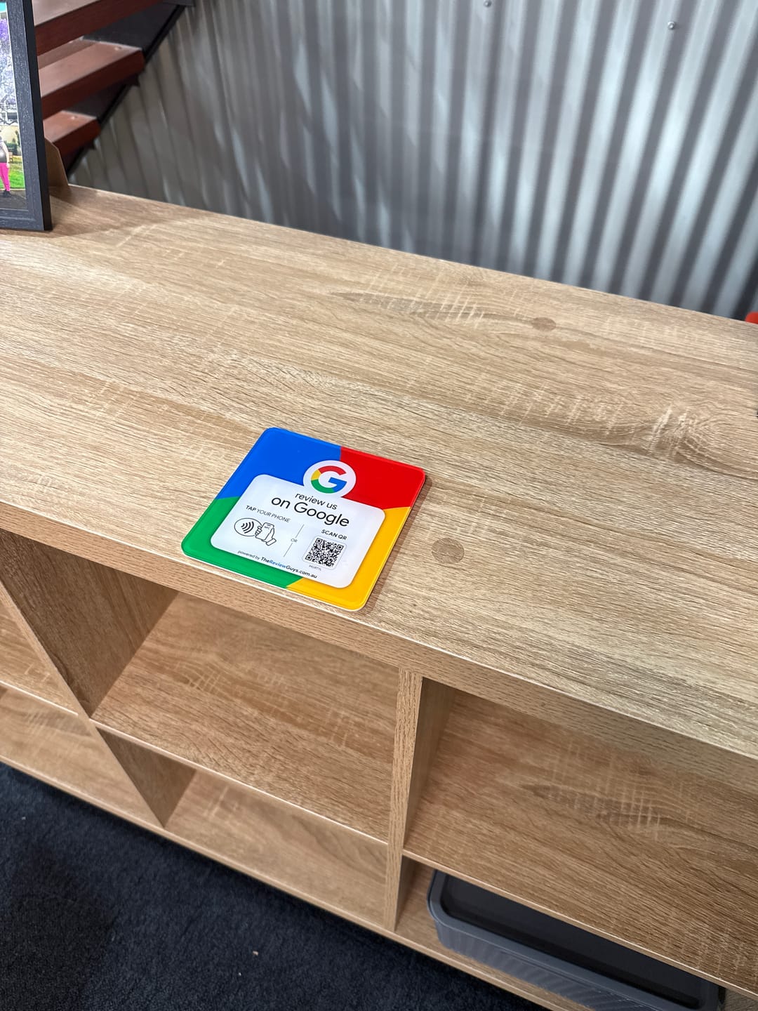 Customer photo review of Google Review NFC Card + QR Code