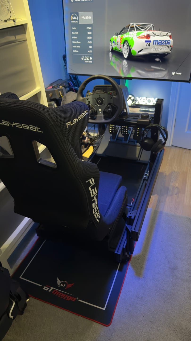 Customer photo review of Simulator Floor Mat