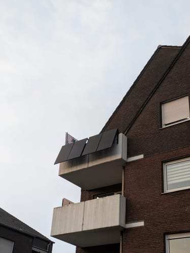 Customer photo review of Ray Beton Balkon Balkonkraftwerk