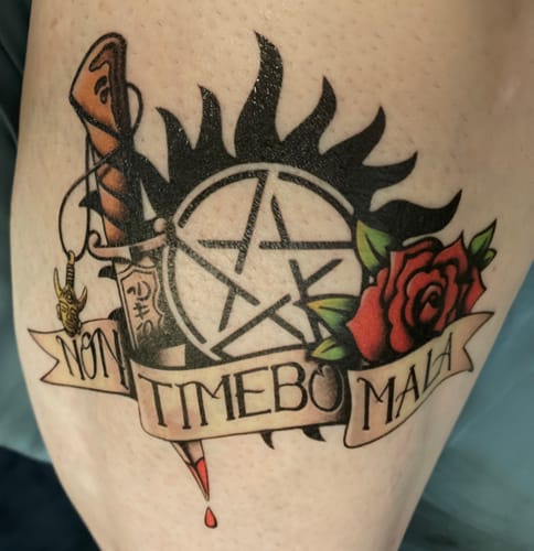 Customer photo review of Create Your Own Tattoo