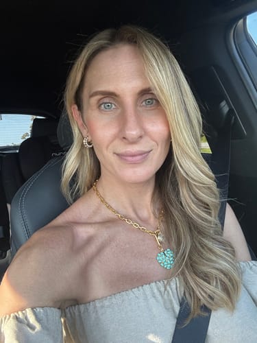 Customer photo review of Aira Earrings