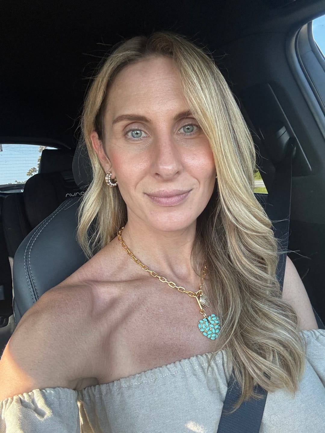 Customer photo review of Aira Earrings