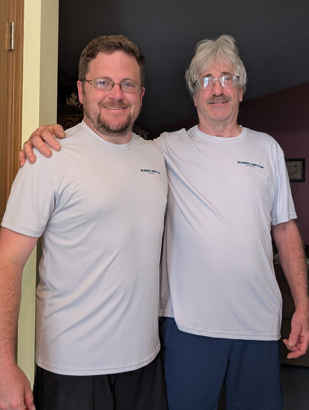 Customer photo review of Dri-Fit Custom Boat Shirts - Short Sleeve
