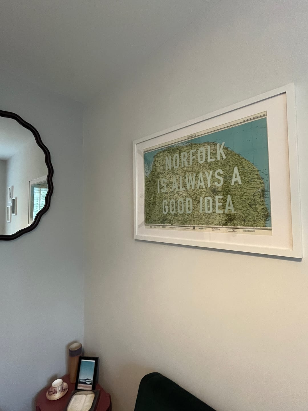 Customer photo review of Custom Pop Art Map Print (Any Location)