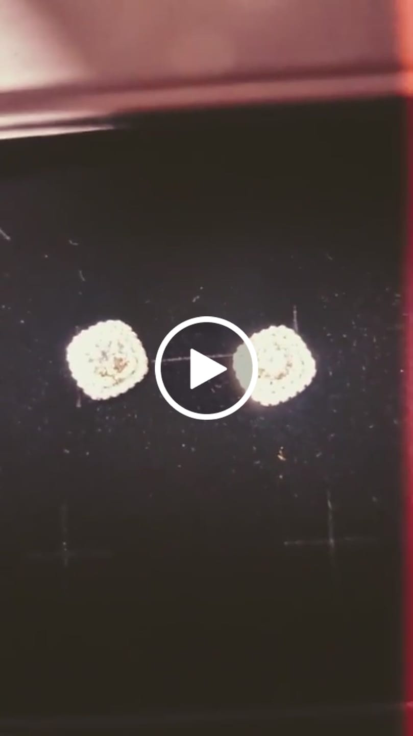 Customer video review of Moissanite by Cate & Chloe Lucy 18k Gold Plated 925 Sterling Silver Stud Earrings 1.0tcw