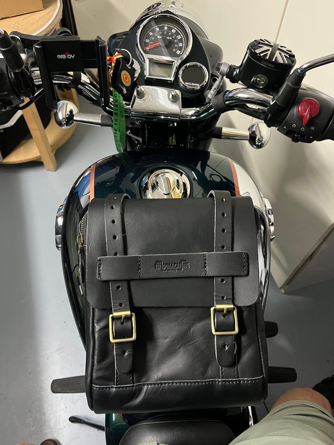 Customer photo review of tank and tail bag
