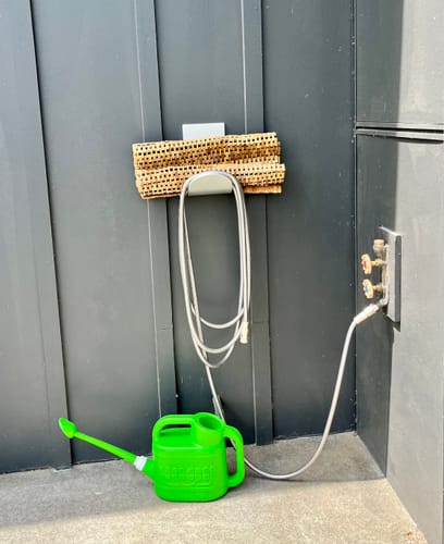 Customer photo review of Aluminum Hose Hanger