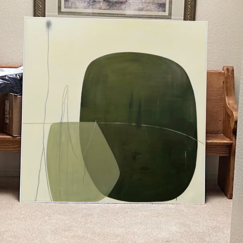 Customer photo review of Abstract Painting Canvas #AP184