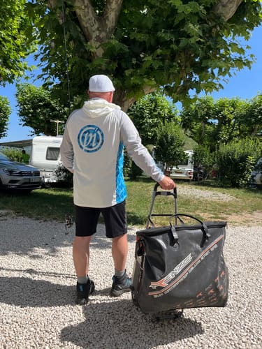 Customer photo review of PERFORMANCE HOODED SUN SHIRT UPF-40