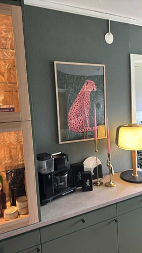Customer photo review of Pink Cheetah Print