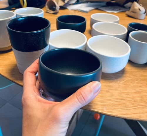 Customer photo review of שישית צלחות סלט סדרת פקאן, 23 ס"מ