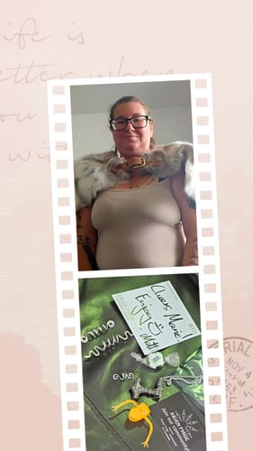 Customer photo review of Reindeer Hide Mantle