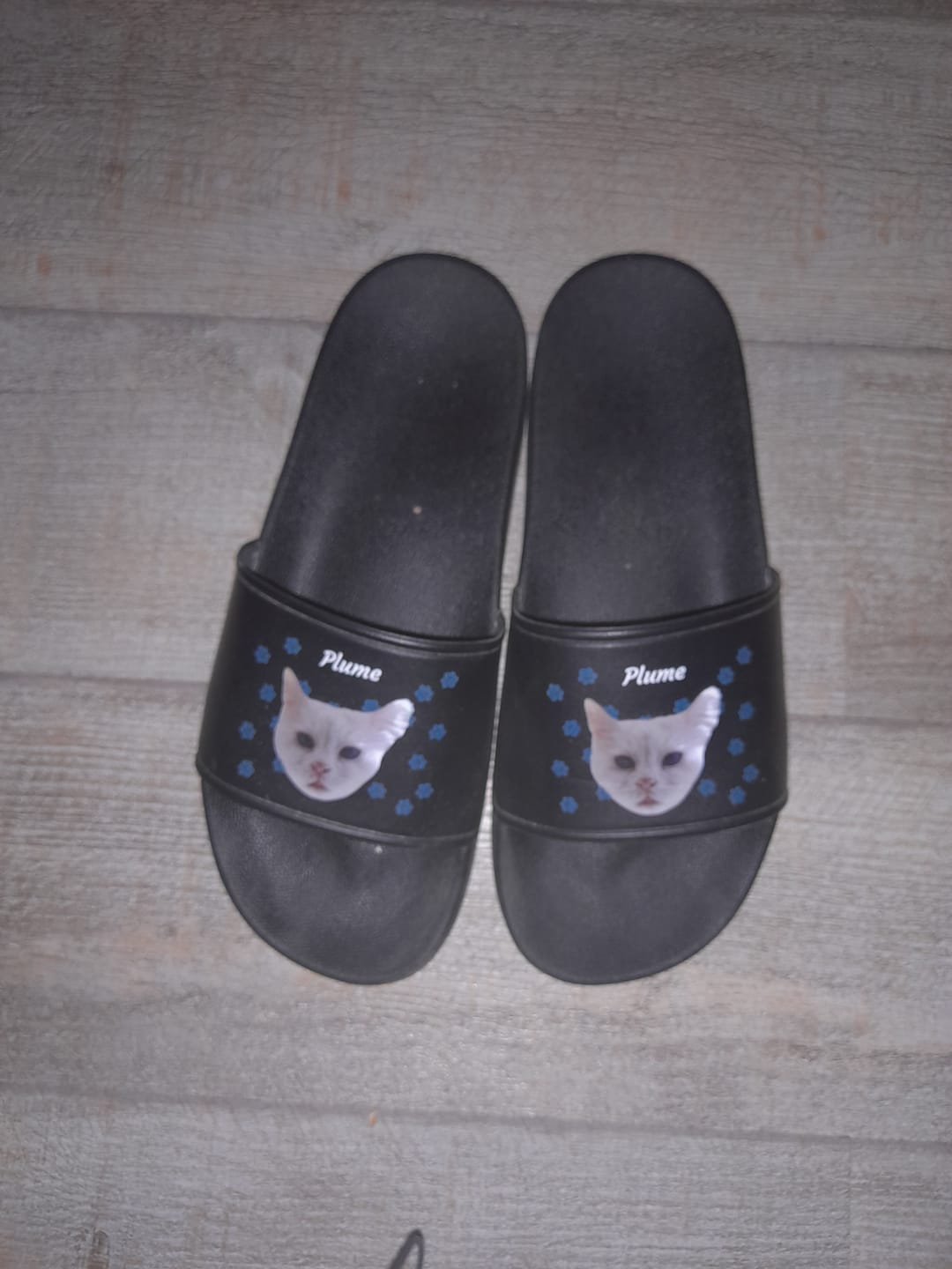 Customer photo review of Votre photo - Claquettes personnalisées