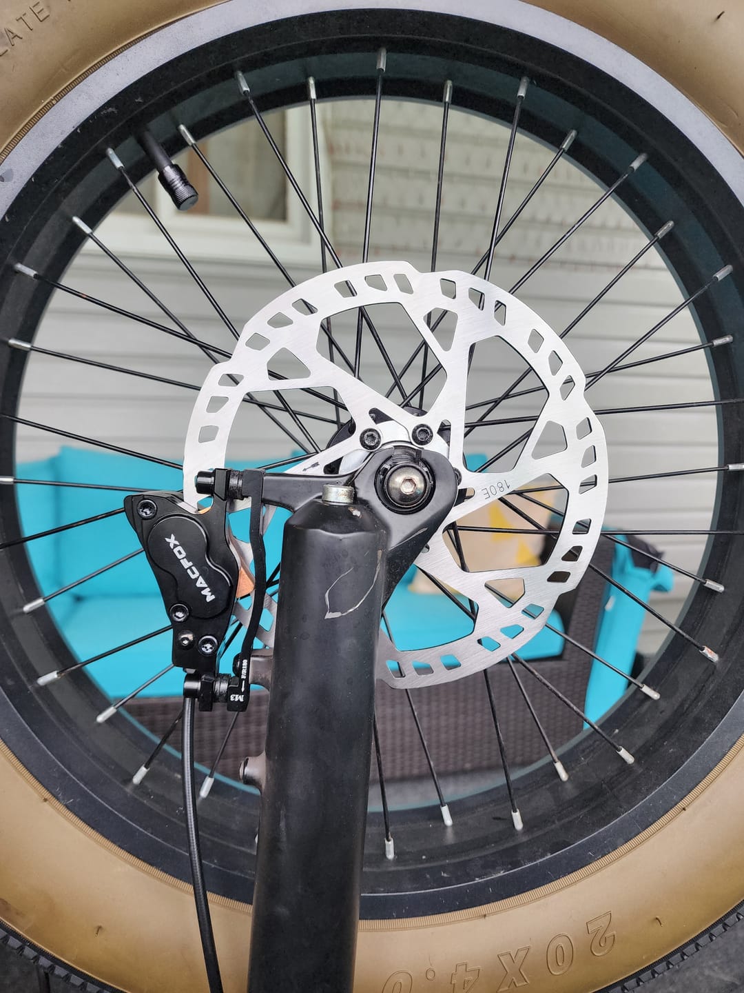 Customer photo review of Macfox E-bike X1S Hydraulic Disc Brake Replacement Set