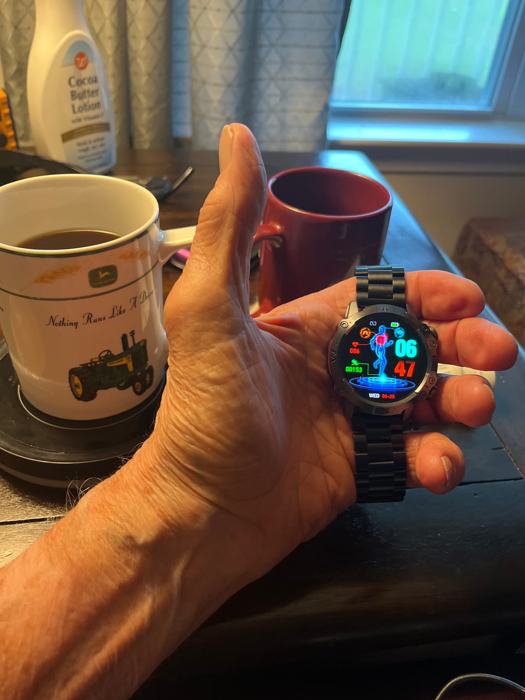 Customer photo review of Bearscome PRO 3 High-end ECG/EKG blood sugar health HD sports smart watch