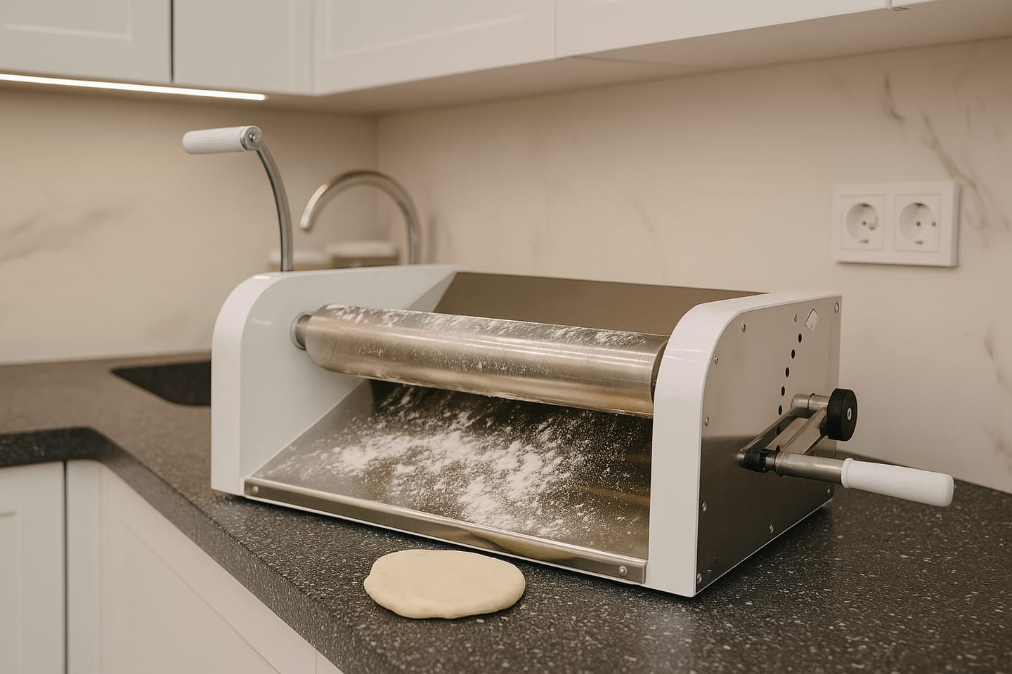 Customer photo review of Manual Dough Sheeter Machine