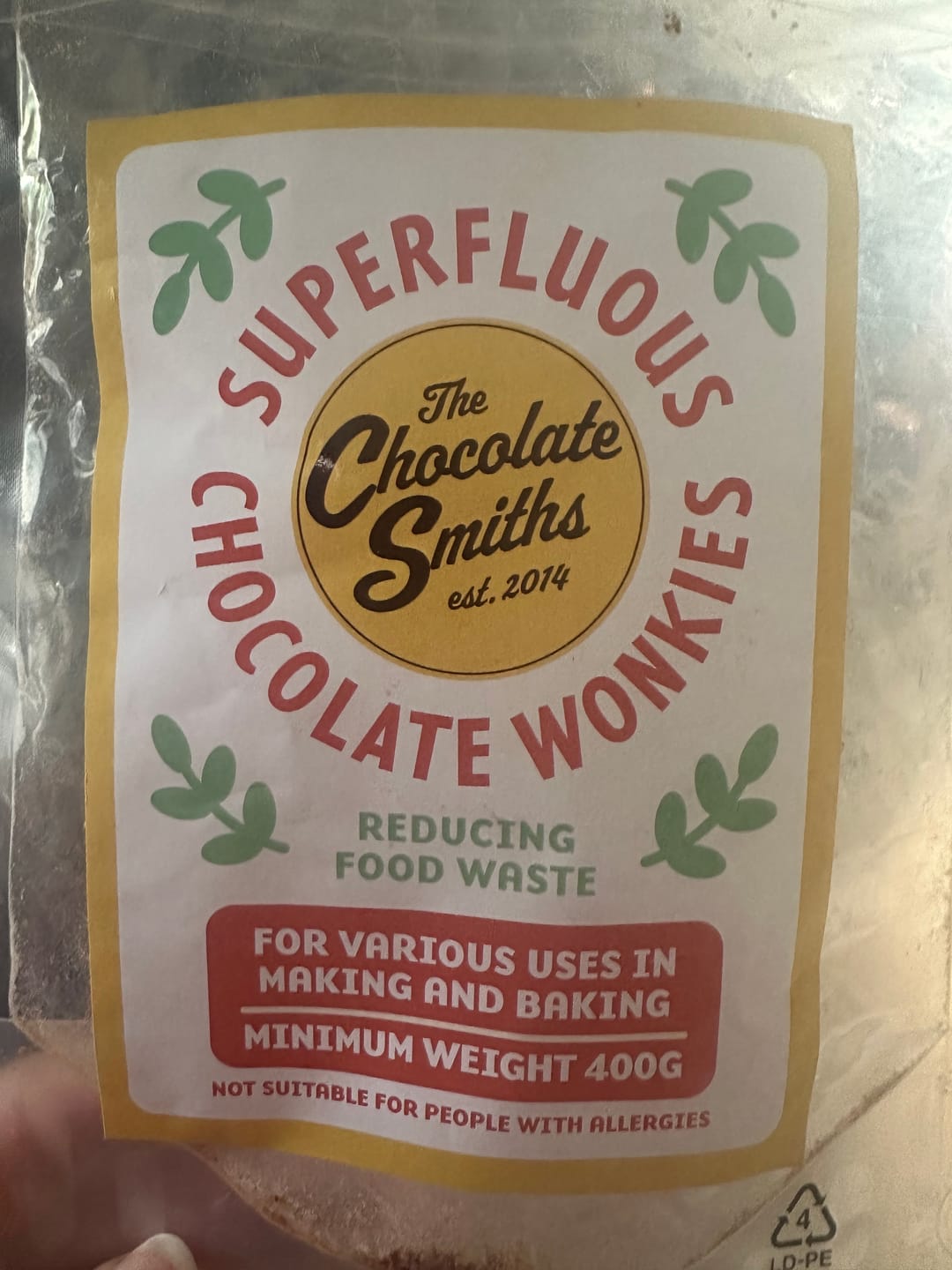Customer photo review of Chocolate Wonkies