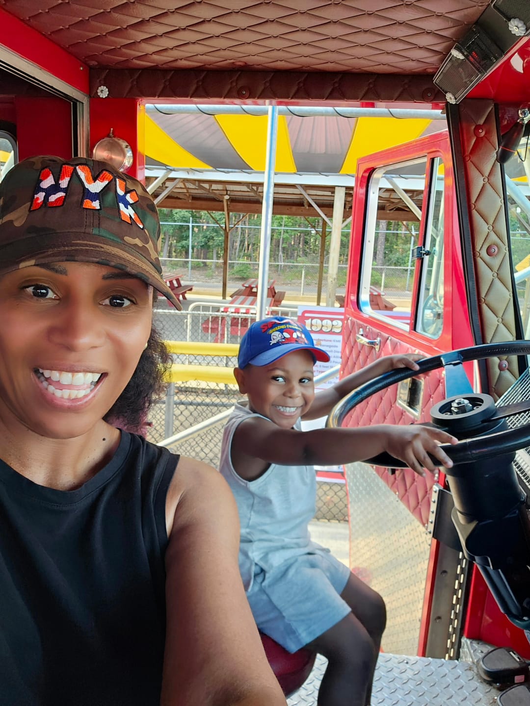 Customer photo review of The Courtside Collection New York Basketball Camo Hat