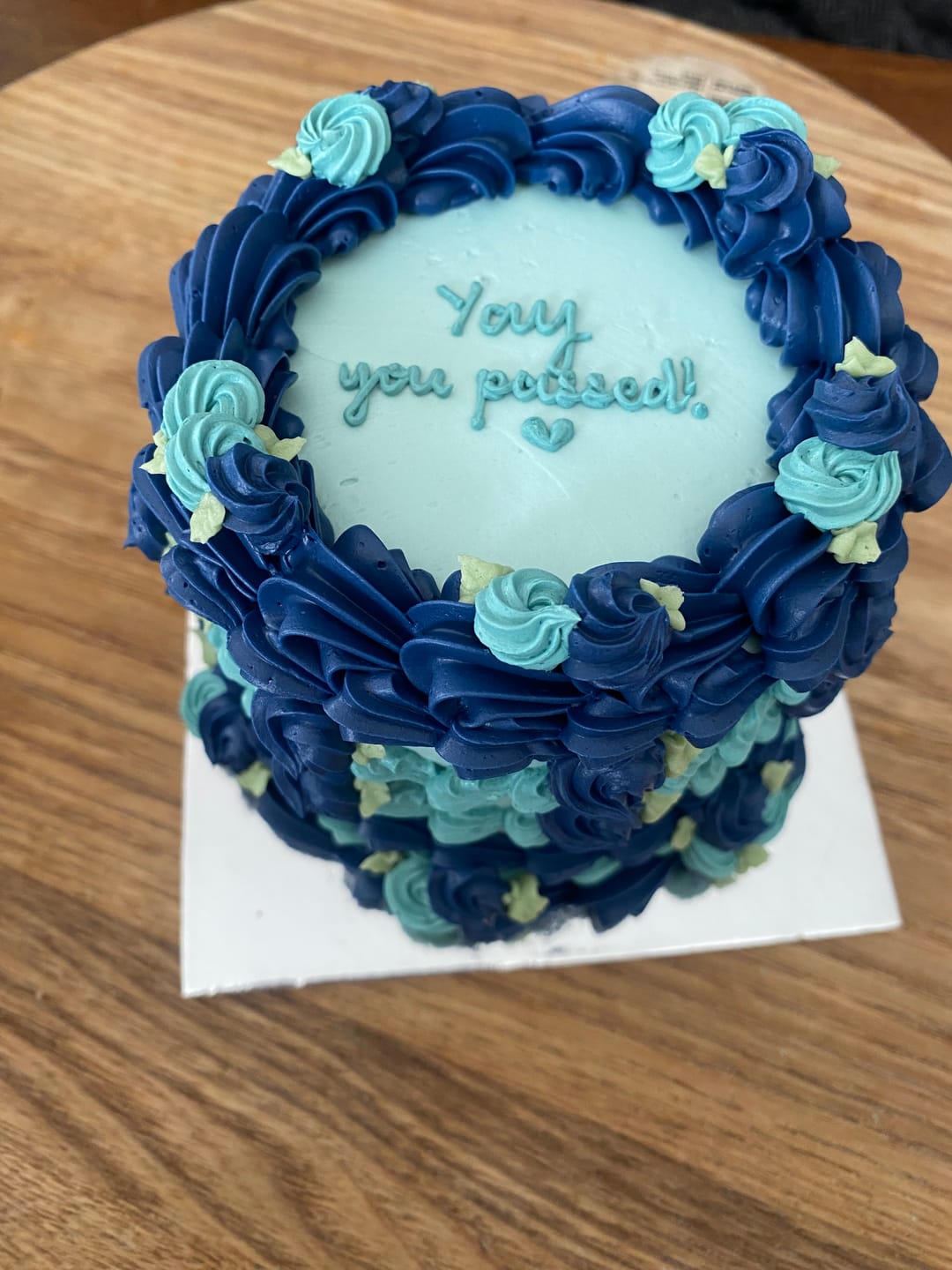 Customer photo review of rosie mini cake