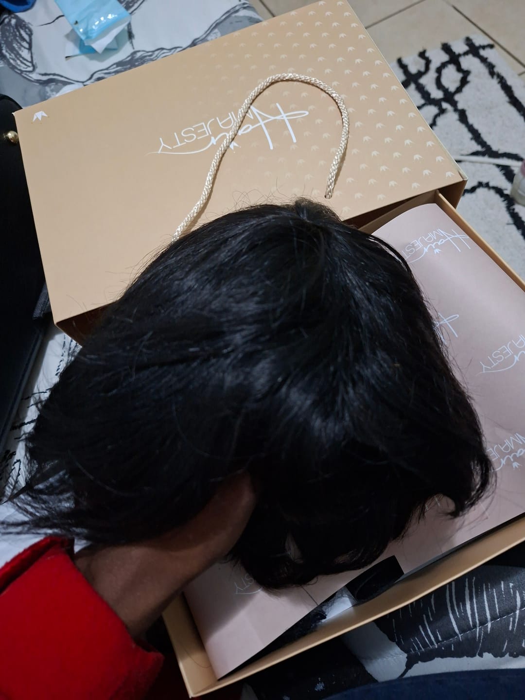 Customer photo review of MUSA - Brazilian Straight Pixie - Nat - 6"