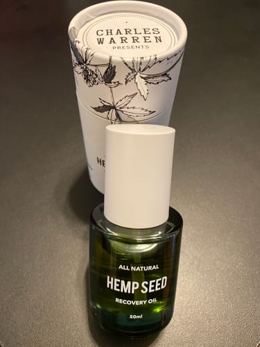 Customer photo review of Hemp Seed Recovery Oil