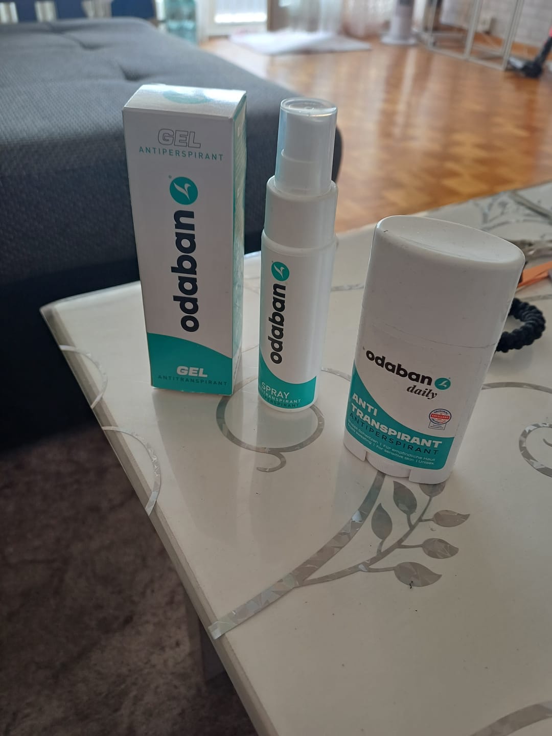 Customer photo review of odaban® Antitranspirant Komplett Set