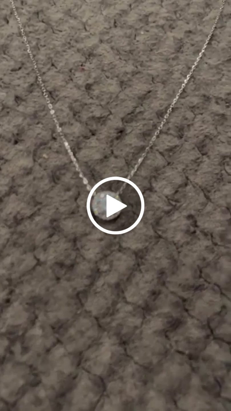 Customer video review of Moissanite by Cate & Chloe Sutton 18k Gold Plated 925 Sterling Silver Necklace 1.1tcw