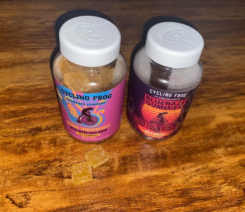 Customer photo review of Mango Passionfruit Rosin Gummies, 10mg THC