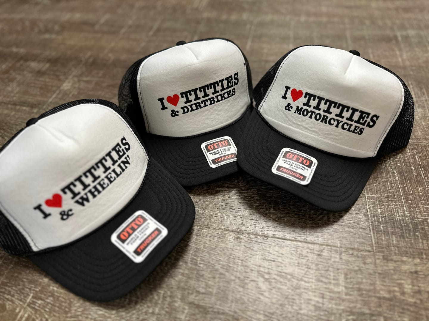 Customer photo review of 6-Custom Trucker Hats
