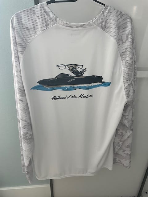 Customer photo review of Camouflage Dri-Fit Long Sleeve Custom Shirts