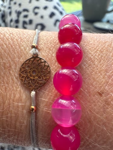 Customer photo review of »Emotionale Heilung« Armband aus echten Achat-Steinen