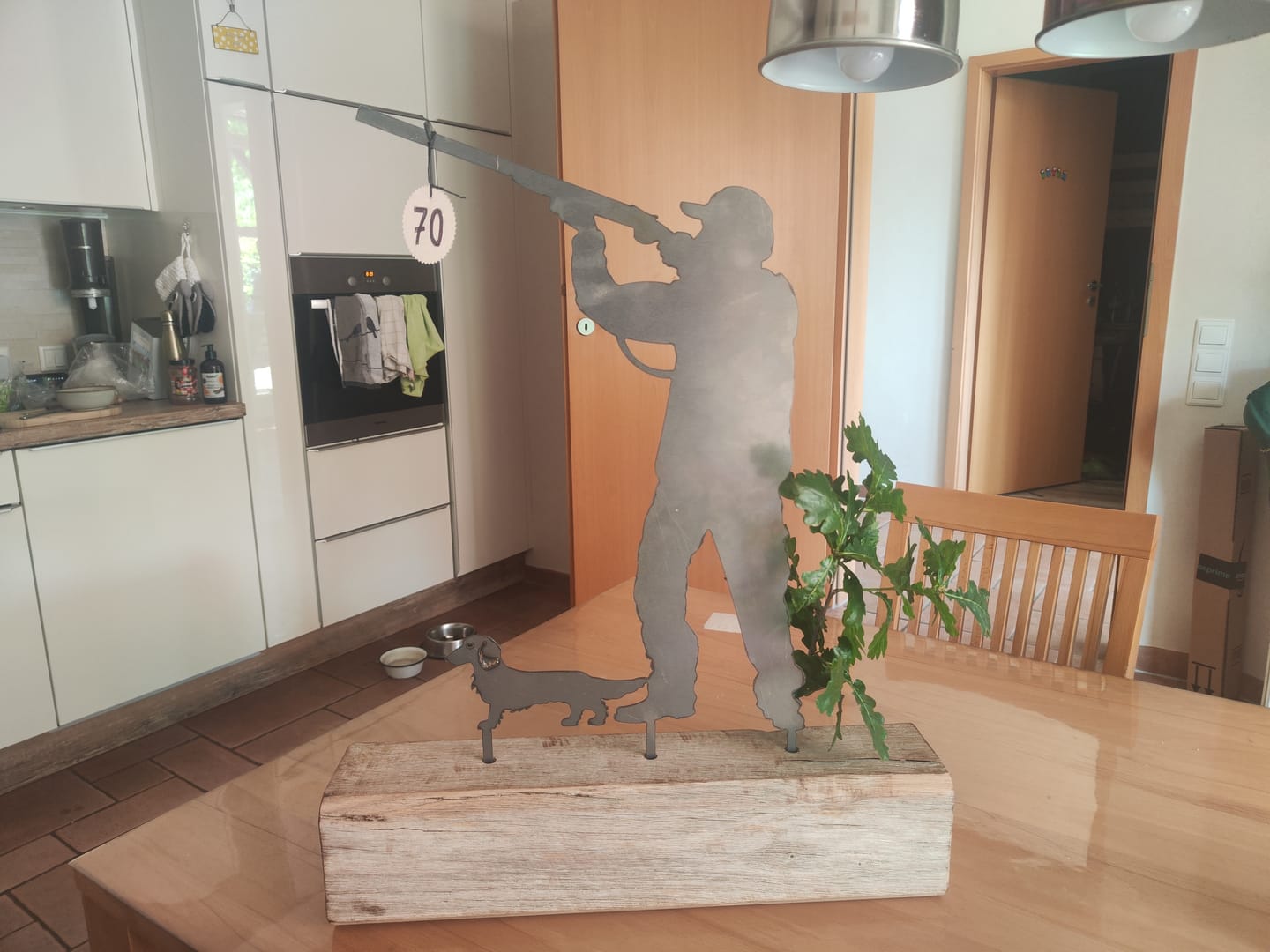 Customer photo review of Gartenstecker Jäger und Dackel