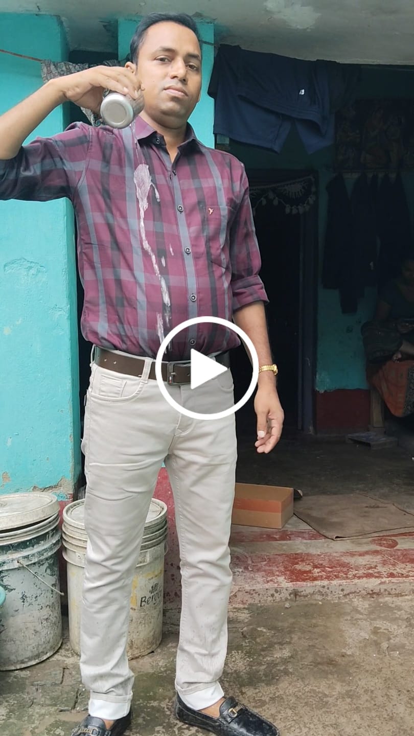 Customer video review of Burgundy Red Checks - Full-Stain Proof
