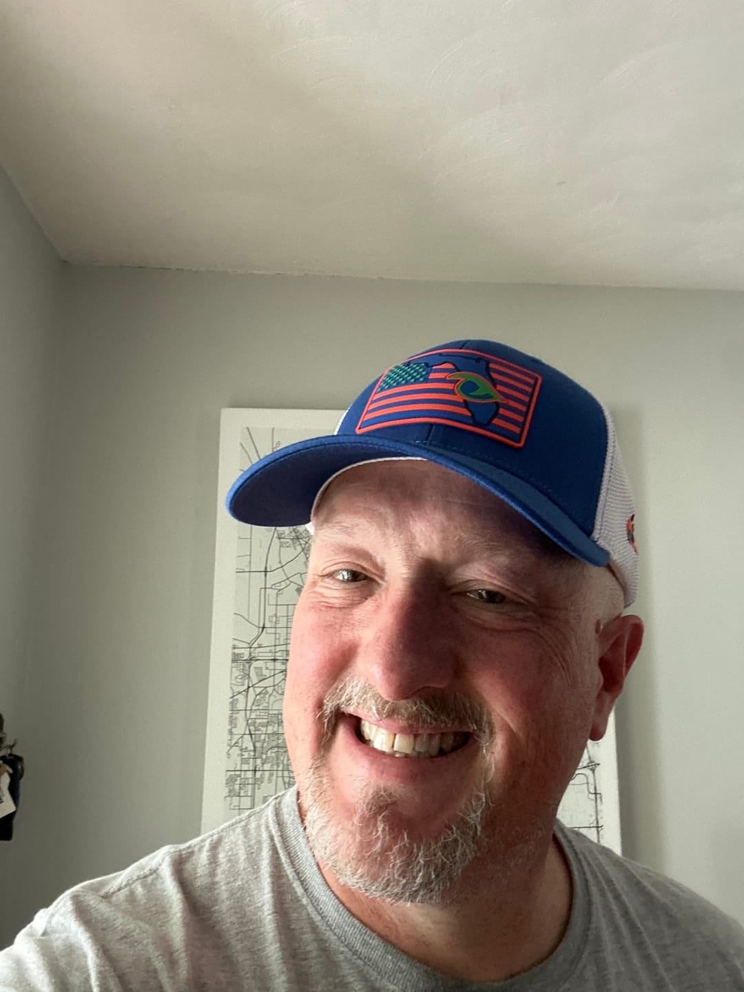 Customer photo review of Richardson 110 Core Blue Florida Performance Fitted Hat
